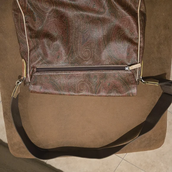 Etro Multicolor Paisley Men's Messenger Bag - Picture 4 of 11